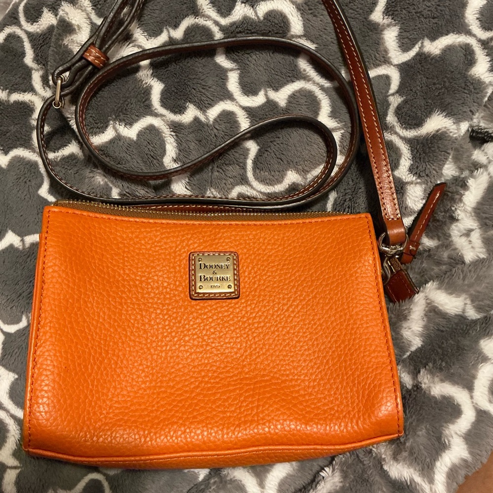 Dooney & Bourke Vibrant Orange Crossbody Bag